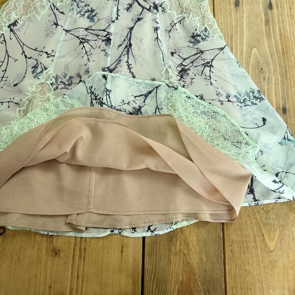 BCBGMaxazria  Gwyneth Floral Dress‎ Nature light Mint Lace - Picture 7 of 9